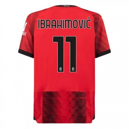 Goedkope AC Milan Ibrahimovic 11 Thuisshirt 2023-24 Goedkope AC Milan Ibrahimovic 11 Thuisshirt 2023-24
